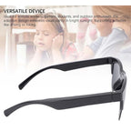 F06 Smart Glasses – Bluetooth 5.4 Audio Sunglasses with Speaker, Blue Light Filter, Voice Control, IP54 Waterproof | نظارات ذكية F06 – نظارات شمسية صوتية بلوتوث 5.4 مع مكبر صوت، فلتر للضوء الأزرق، تحكم صوتي، مقاومة للماء IP54