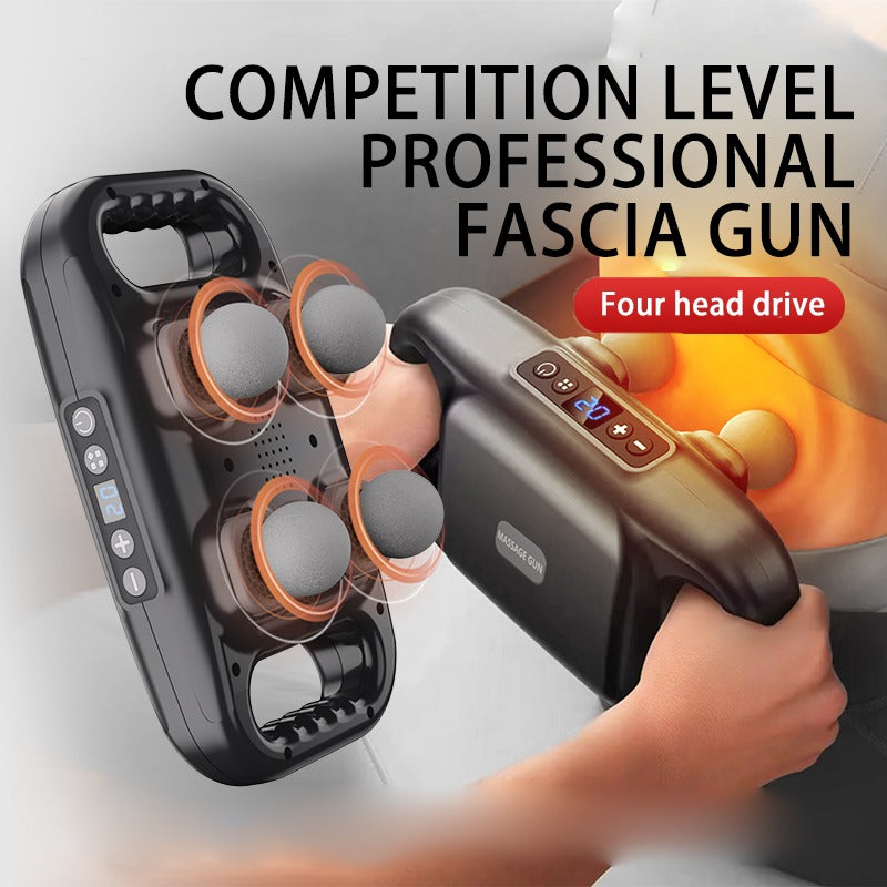 4 Heads Massager Machine For Pain Relief | جهاز مساج بأربعة رؤوس لتخفيف الألم