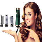 Multifunctional 3-In-1 Hair Dryer Brush With Replaceable Combs | فرشاة تجفيف الشعر 3 في 1 متعددة الوظائف مع مشط قابل للتبديل