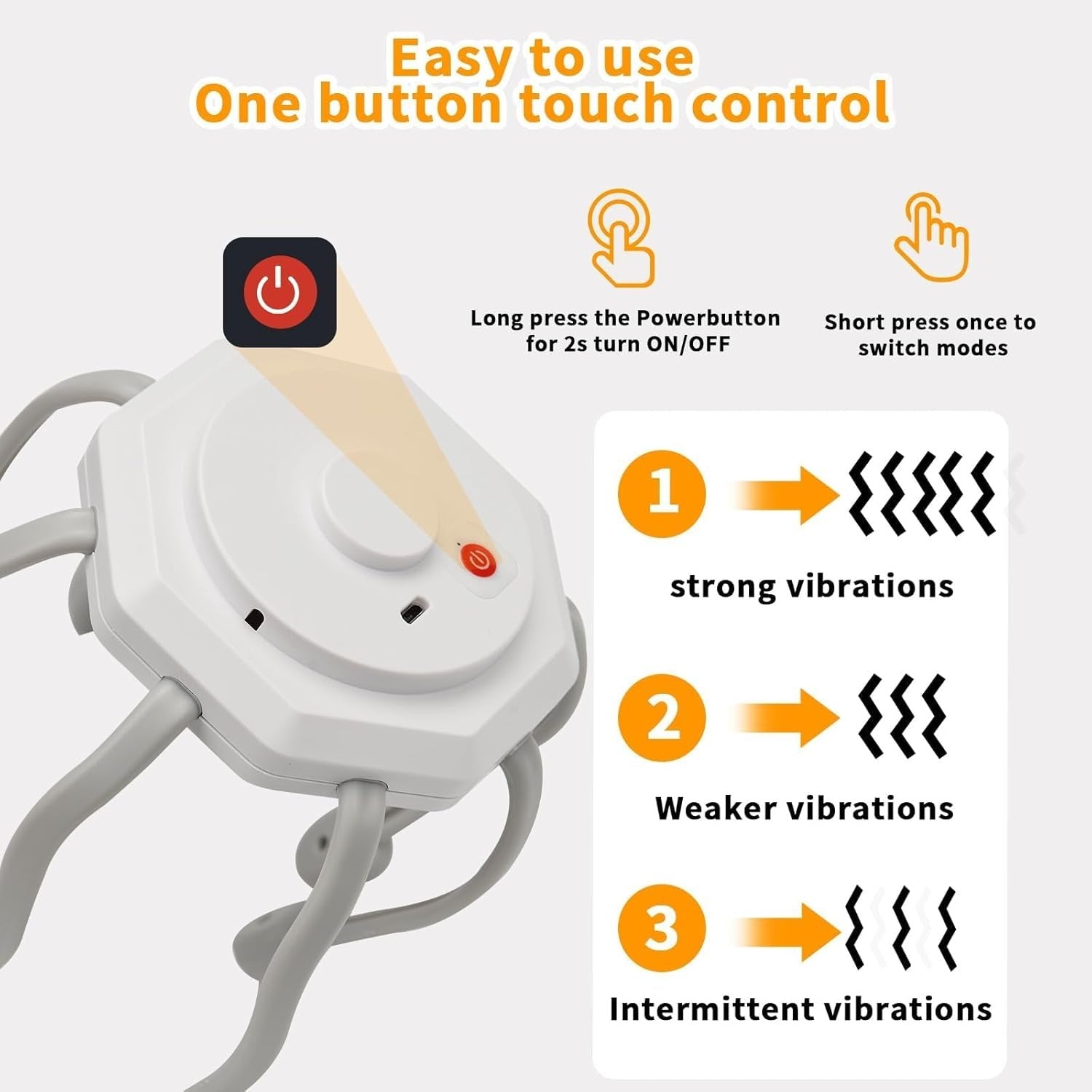 Hair Scalp Massager With 8 Vibrating Contacts | مدلك فروة الرأس مع 8 نقاط اهتزاز