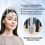 Hair Scalp Massager With 8 Vibrating Contacts | مدلك فروة الرأس مع 8 نقاط اهتزاز