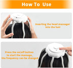 Hair Scalp Massager With 8 Vibrating Contacts | مدلك فروة الرأس مع 8 نقاط اهتزاز