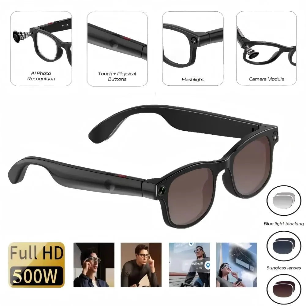 AI Smart Camera Glasses |نظارات الكاميرا الذكية AI