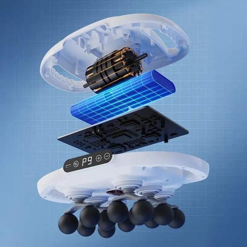 12 Head Massage Gun | مسدس تدليك بـ 12 رأس