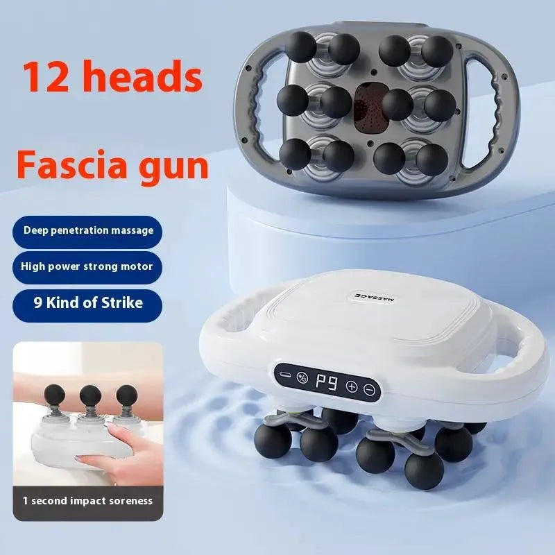 12 Head Massage Gun | مسدس تدليك بـ 12 رأس