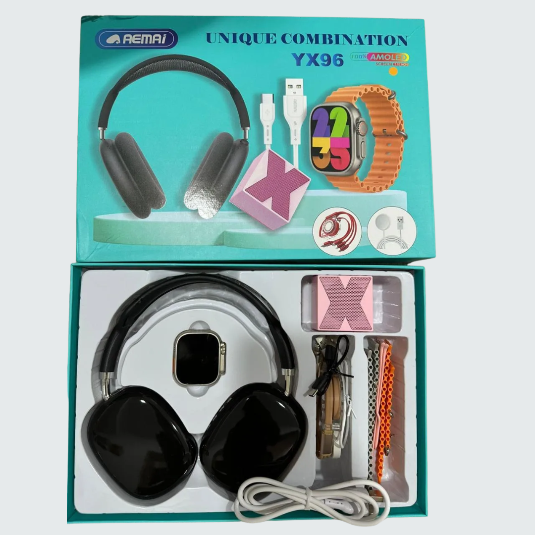 AEMAI YX96 3-in-1 Bundle | كومبو التكنولوجيا الذكية