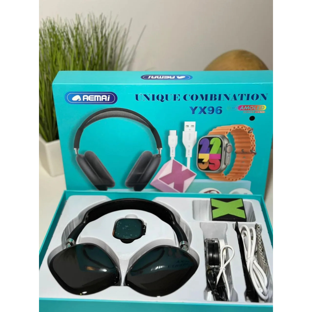 AEMAI YX96 3-in-1 Bundle | كومبو التكنولوجيا الذكية