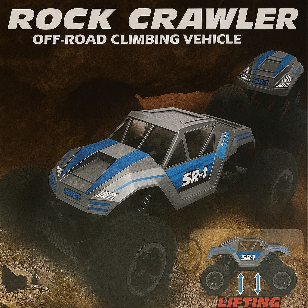 Remote Control Metal Rock Crawler | زاحف صخري معدني يعمل بالتحكم عن بعد