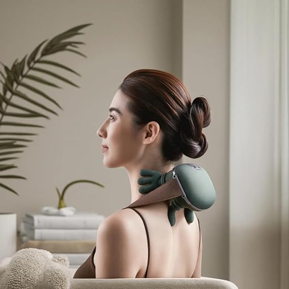 Portable Bionic Heated Neck and Back Massager | جهاز تدليك الظهر الساخن
