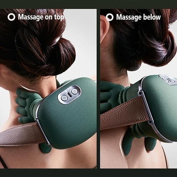 Portable Bionic Heated Neck and Back Massager | جهاز تدليك الظهر الساخن