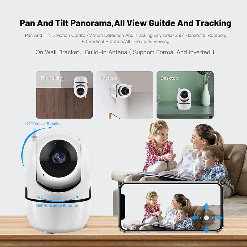 Smart Wireless WiFi Camera | كاميرا واي فاي لاسلكية ذكية