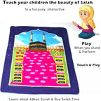 Islamic Smart Electronic Prayer Mat for Kids – Interactive Learning in 10 Languages | سجادة صلاة إلكترونية ذكية للأطفال – تعلم تفاعلي بـ10 لغات