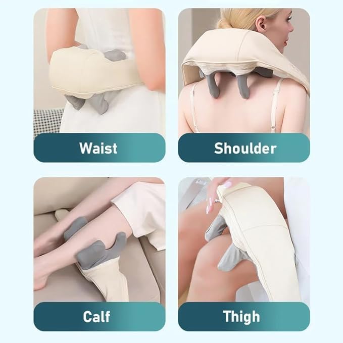 5D Kneading Shawl – Back, Neck & Shoulder Massager | 5D – لتدليك الظهر والرقبة والكتفين
