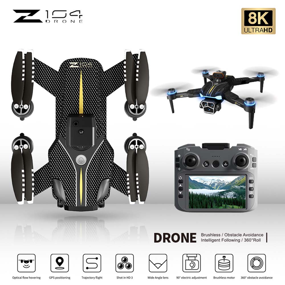 Z104 Drone With Screen | طائرة بدون طيار مع شاشة