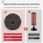 MUSIC BOXING MACHINE | SMART ELECTRONIC PUNCHING EQUIPMENT WITH LED SCREEN & REACTION TARGET FOR HOME EXERCISE