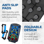 12 IN 1 COMPRESSION TRAINING PLATE MACHINE | BODY BUILDING TOOLS & WORKOUT STANDS WITH ARCH BOARD SYSTEM FOR HOME FITNESS TRAINING | IDEAL FOR MEN AND WOMEN