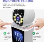 4K HD INDOOR SECURITY CAMERA - 360° PET/BABY/NANNY CAM WITH NIGHT VISION, 2-WAY AUDIO & MOTION ALERTS, APP CONTROLLED