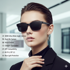 AI Smart Camera Glasses |نظارات الكاميرا الذكية AI