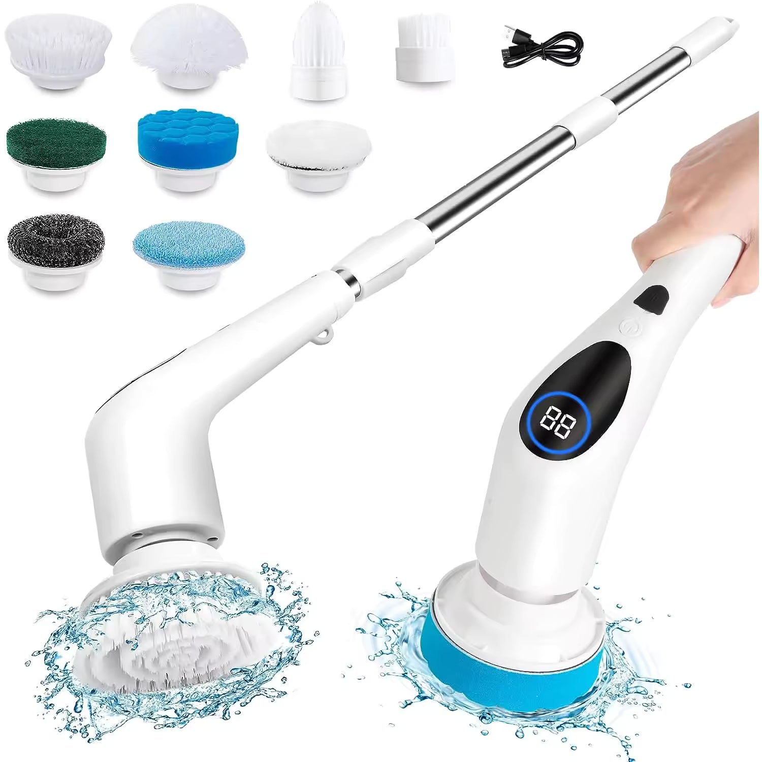 9 in 1 Electric Cleaning Brush | فرشاة تنظيف كهربائية