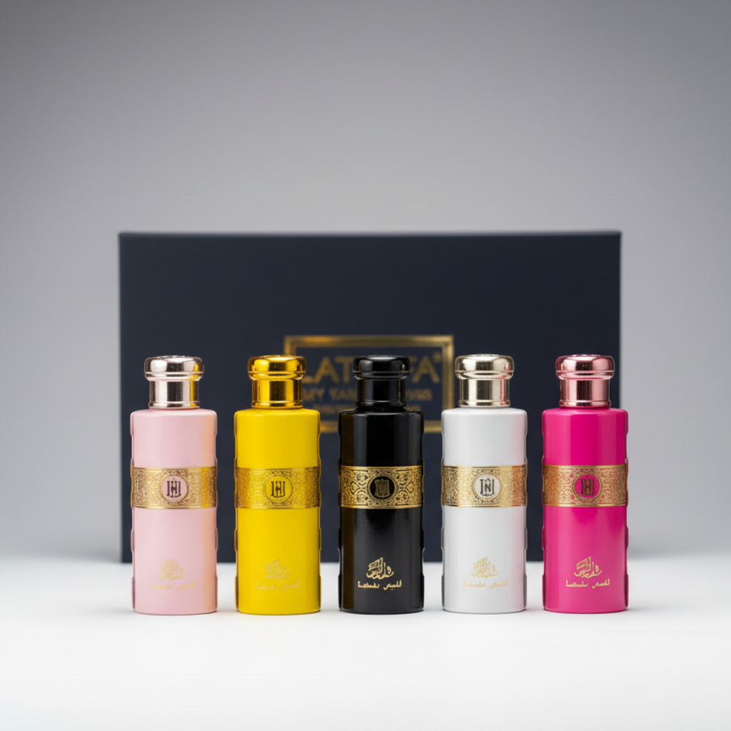 Lattafa My Yara Exclusive 5-Piece Perfume Collection | لطافة ماي يارا – مجموعة عطور فاخرة من ٥ قطع