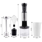 5-IN-1 HIGH SPEED BLENDER SET - JUICER, MIXER, GRINDER WITH EGG BREAKER & MULTIPURPOSE BLADES