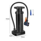 PORTABLE MINI FOOT PUMP FOR BIKES & MOTORCYCLES