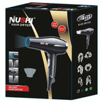 NUSHI PROFESSIONAL HAIR DRYER POWERFUL MOTOR FOR FAST DRYING WITH IONIC TECHNOLOGY