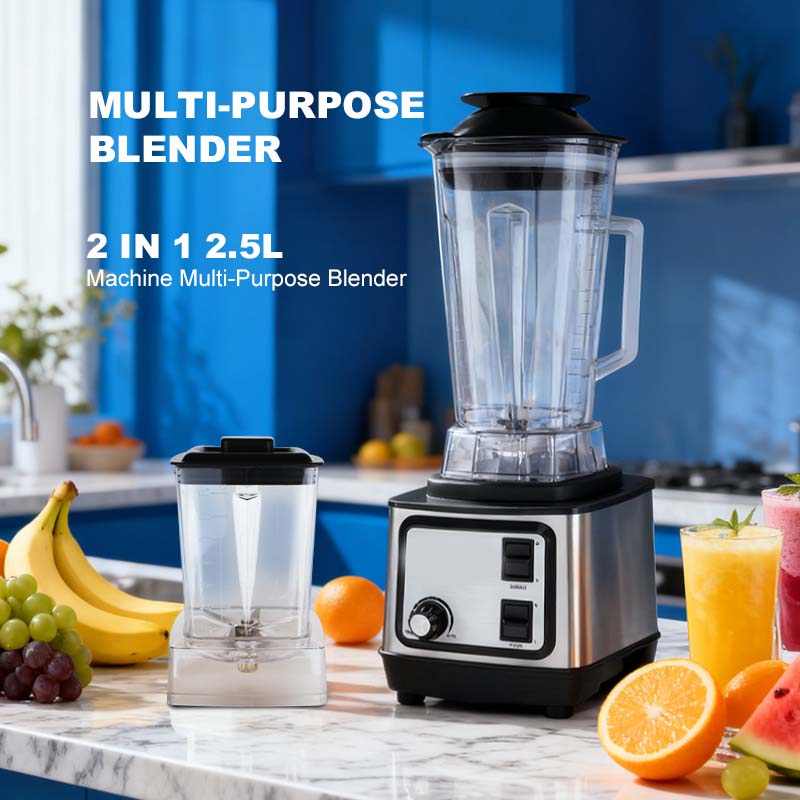 2-in-1 Professional Blender & Food Processor | الخلاط ومحضر الطعام